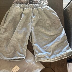 NAIF Light Gray Kids Sweat Shorts